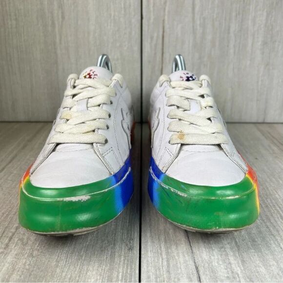 Converse x Tyler The Creator Le Fleur One Star Ox Rainbow Sneaker Women Size 7.5 - Picture 5 of 10